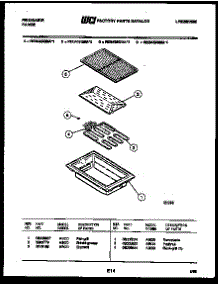 06 - Broiler Drawer Parts parts for Frigidaire Range REG438QMA4 from AppliancePartsPros.com