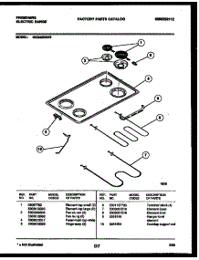 03 - Cooktop And Broiler Parts parts for Frigidaire Range REG435WRW2 from AppliancePartsPros.com
