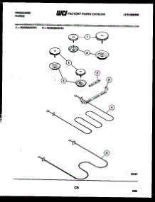 03 - Broiler Parts parts for Frigidaire Range REGS38BDW2 from AppliancePartsPros.com