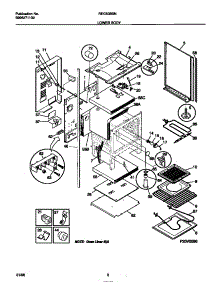 04 - Lower Body parts for Frigidaire Range REG638BNL4 from AppliancePartsPros.com