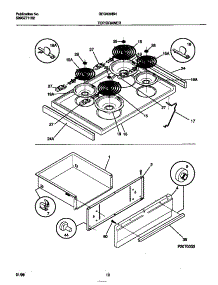 06 - Top / Drawer parts for Frigidaire Range REG638BNL4 from AppliancePartsPros.com