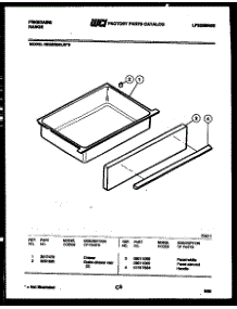 05 - Drawer Parts parts for Frigidaire Range REGS38BLW0 from AppliancePartsPros.com