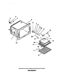 06 - Oven Liner, Bake & Broil Elements parts for Frigidaire Range REGS38BDL0 from AppliancePartsPros.com