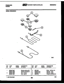 05 - Broiler Parts parts for Frigidaire Range RES34BNW2 from AppliancePartsPros.com