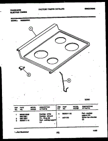 03 - Cooktop Parts parts for Frigidaire Range RG32BNL2 from AppliancePartsPros.com