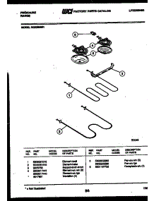 05 - Broiler Parts parts for Frigidaire Range RG32BNW1 from AppliancePartsPros.com