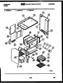 06 - Body Parts parts for Frigidaire Range RG45CW3 from AppliancePartsPros.com