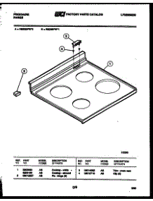 03 - Cooktop Parts parts for Frigidaire Range RS33BFL1 from AppliancePartsPros.com