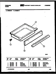 04 - Drawer Parts parts for Frigidaire Range RS35BAL2 from AppliancePartsPros.com