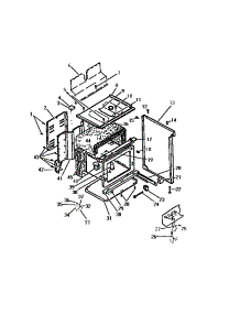 16 - Oven Liner, Side Panels parts for Frigidaire Range RS35BAW1 from AppliancePartsPros.com