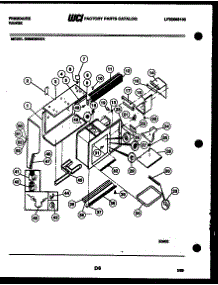 10 - Upper Body Parts parts for Frigidaire Range REM638BDW4 from AppliancePartsPros.com