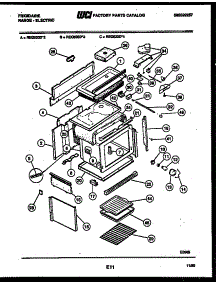 05 - Body Parts parts for Frigidaire Range REG533DH3 from AppliancePartsPros.com