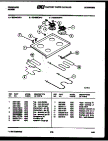 05 - Cooktop And Broiler Parts parts for Frigidaire Range REG46CW2 from AppliancePartsPros.com