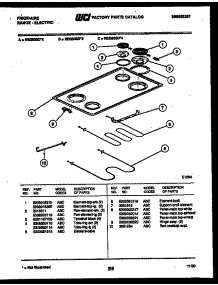 03 - Cooktop And Broiler Parts parts for Frigidaire Range REG533DW2 from AppliancePartsPros.com