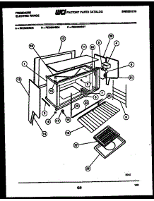 09 - Upper Body Parts parts for Frigidaire Range REG638BDL6 from AppliancePartsPros.com