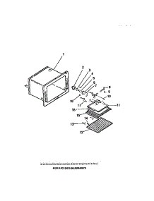 08 - Liner parts for Frigidaire Range REGS36BCH0 from AppliancePartsPros.com