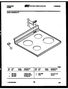 04 - Cooktop Parts parts for Frigidaire Range REGS39WLL0 from AppliancePartsPros.com