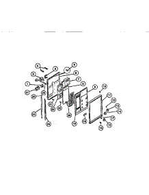 11 - Control Panel parts for Frigidaire Range REM638BDW6 from AppliancePartsPros.com