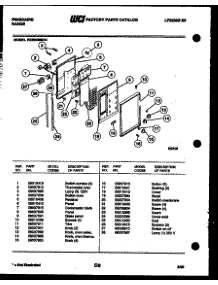11 - Control Panel parts for Frigidaire Range REM638BDL4 from AppliancePartsPros.com