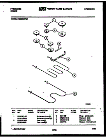 03 - Broiler Parts parts for Frigidaire Range RGS36BNL1 from AppliancePartsPros.com