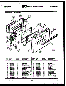 04 - Door Parts parts for Frigidaire Range RG35AW3 from AppliancePartsPros.com