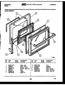 04 - Door Parts parts for Frigidaire Range RS33BNL1 from AppliancePartsPros.com