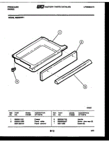 07 - Drawer Parts parts for Frigidaire Range RS33BNL1 from AppliancePartsPros.com