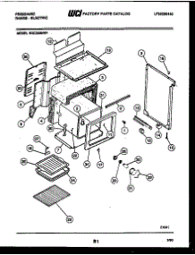 06 - Body Parts parts for Frigidaire Range RGC32BNW1 from AppliancePartsPros.com