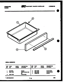 07 - Drawer Parts parts for Frigidaire Range RGS35CL2 from AppliancePartsPros.com