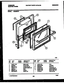 04 - Door Parts parts for Frigidaire Range RS33BNL3 from AppliancePartsPros.com