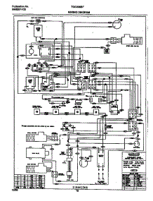 10 - Wiring Diagram parts for Frigidaire Range TGO356BFW4 from AppliancePartsPros.com