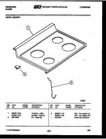 03 - Cooktop Parts parts for Frigidaire Range RG34NW1 from AppliancePartsPros.com