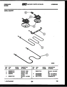 05 - Broiler Parts parts for Frigidaire Range RG34NW1 from AppliancePartsPros.com