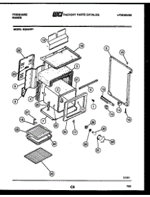 06 - Body Parts parts for Frigidaire Range RG34NW1 from AppliancePartsPros.com