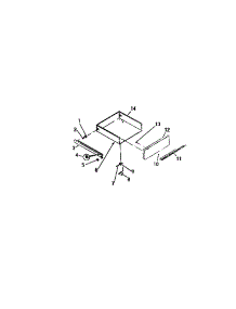 06 - Oven Drawer parts for Frigidaire Range REM638ML7 from AppliancePartsPros.com