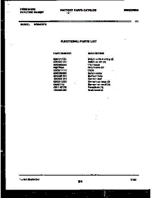 07 - Drawer Parts parts for Frigidaire Range RG34NW3 from AppliancePartsPros.com
