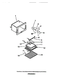 06 - Oven Liner, Heating Elements parts for Frigidaire Range RG45CL1 from AppliancePartsPros.com