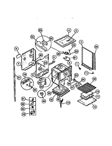 08 - Body parts for Frigidaire Range REM638BDL0 from AppliancePartsPros.com