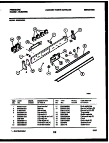 03 - Control Panel parts for Frigidaire Range RG533NL3 from AppliancePartsPros.com
