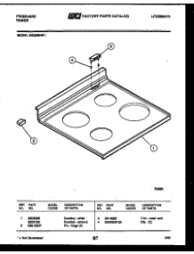 03 - Cooktop Parts parts for Frigidaire Range RS33BNW1 from AppliancePartsPros.com