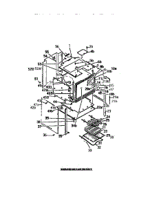 09 - Oven Liner, Heating Elements, Panel parts for Frigidaire Oven RG74BC0 from AppliancePartsPros.com