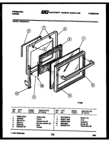 05 - Door Parts parts for Frigidaire Range RS35BAA4 from AppliancePartsPros.com