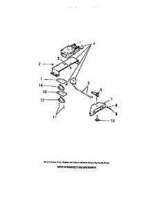 16 - Door Latch Mechanism parts for Frigidaire Range RG533DW0 from AppliancePartsPros.com