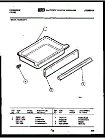 06 - Drawer Parts parts for Frigidaire Range RS35BAA4 from AppliancePartsPros.com