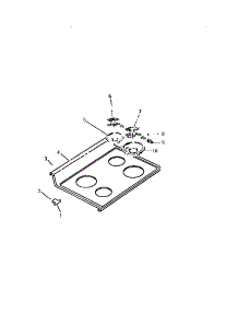 09 - Cooktop parts for Frigidaire Range RSE37BAL2 from AppliancePartsPros.com