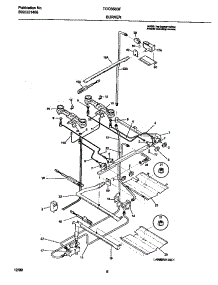 04 - Burner parts for Frigidaire Range TGO356BFW3 from AppliancePartsPros.com