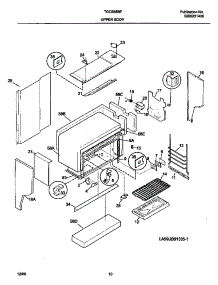 05 - Lower Body parts for Frigidaire Range TGO356BFD4 from AppliancePartsPros.com