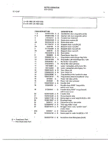 Electrical Equipment Page 2 parts for Frigidaire Refrigerator 95-1962 from AppliancePartsPros.com