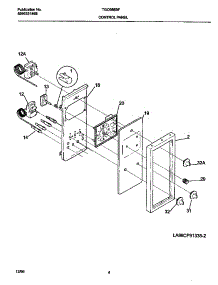 03 - Control Panel parts for Frigidaire Range TGO356BFD3 from AppliancePartsPros.com