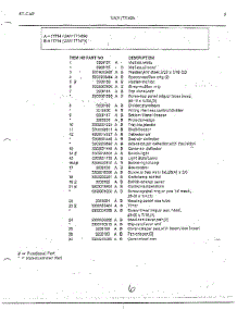 Refrigerator Page 6 parts for Frigidaire Refrigerator 17714-7A from AppliancePartsPros.com